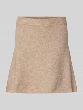 Neo Noir Neo Noir Minirock mit elastischem Bund Modell Gisa in Beige Melange, Größe 36