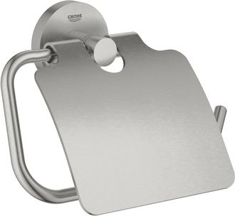 GROHE 40 367 Dc1 Essentials Portarrollos Con Tapa Supersteel - Ref: 40 367 Dc1