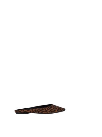Saint Laurent Tessuto Donna Scarpe Sandali Tacco Medio Suola in Cuoio