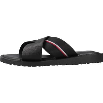 Tommy Hilfiger Schoenen, Heren, Zwart, 44 EU, Leer, Core Hilfiger LTH Criss