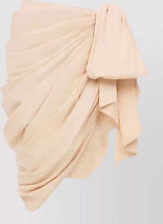 Chlo&eacute; cotton draped sleeveless mini dress