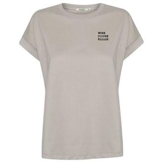 Greenbomb Dog Coffee Loony T-Shirt f&uuml;r Damen | grau