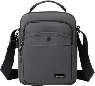 Generic Compatible For Men Shoulder Crossbody Bag Nylon(White)