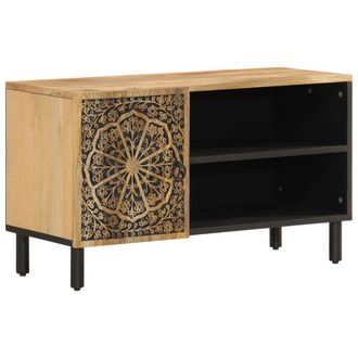 vidaXL Mueble De Tv Madera Maciza De Mango 80x31x46 Cm Vidaxl