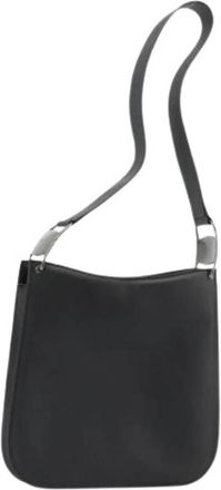 Ferragamo Pre-owned Shoulder Bag - Dames - Vintage Schoudertas - Zwart - ONE Size - Leer - Vintage