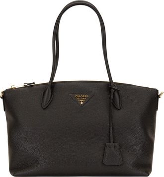 Prada Schoudertassen - Dames - Schoudertassen - Zwart - ONE Size - Leer - Tassen