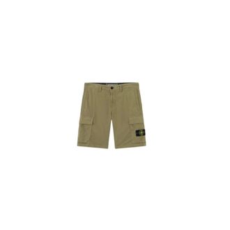 Stone Island Cargo Shorts Tela Paracadute - Heren - Korte Broeken - Groen - W32 - Katoen - Korte Broeken