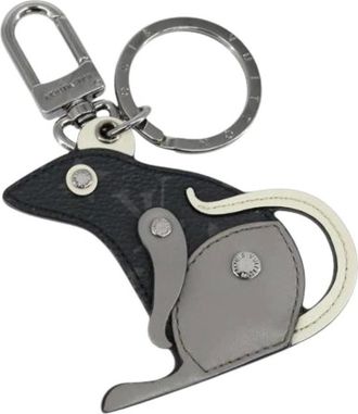 Louis Vuitton Pre-owned Accessories, female, Black, Size: ONE SIZE Pre-owned Canvas Key Holder