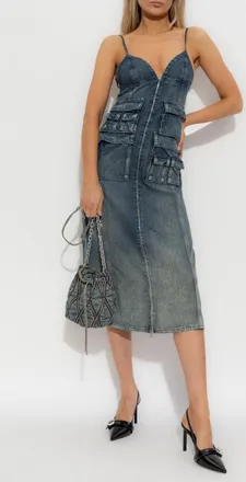 Diesel Dress DE-MELVI-S, Womens, Blue