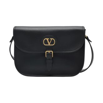 Valentino Garavani Tassen, Heren, Zwart, ONE Size, Crossbodytas met Logo