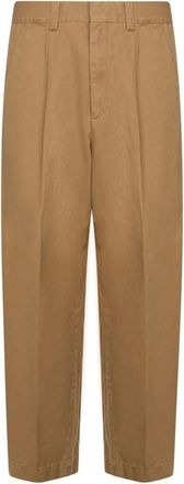Dsquared2 Tailored Broeken - Heren - Wijde Broeken - Bruin - XS - Katoen - Broeken