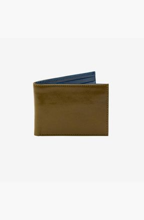 Tusk Leonardo Compact Billfold in Olive /Blue at Nordstrom