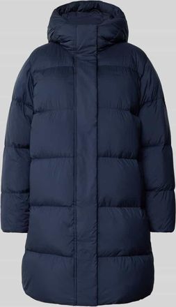 Tommy Hilfiger Regular Fit Daunenmantel mit Kapuze in Marine, Größe XXL