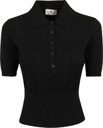 Elisabetta Franchi Donna, Top, Nero, M, new