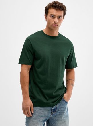 Le 31 Mens 100% organic cotton T-shirt Longline fit