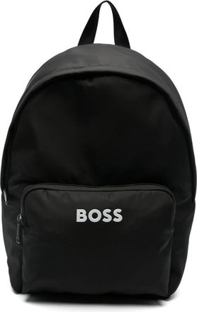 BOSS Catch 3.0 logo-appliqué backpack - men - Recycled Polyester - One Size - Black