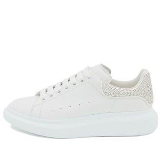 Alexander McQueen Oversized Crystal-embellished Sneakers White 646967WHZ4Y9071