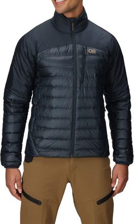 Outdoor Research Helium 800 Fill Power Down Jacket in Atlantic at Nordstrom, Size Xx-Large