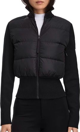 Canada Goose Hybridge Wide Quilt Knit Down Jacket