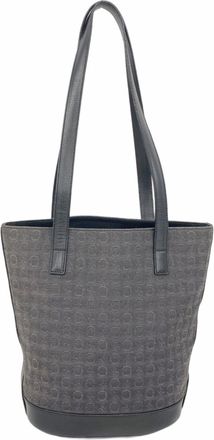 Celine Black Canvas Tote Bag (Pre-Owned)