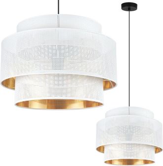 OEM L&aacute;mpara Colgante Asti Trio Oro Blanco Malla 45cm