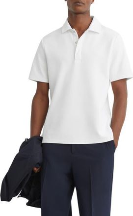 Reiss Reed Performance Polo in White at Nordstrom, Size Xx-Large
