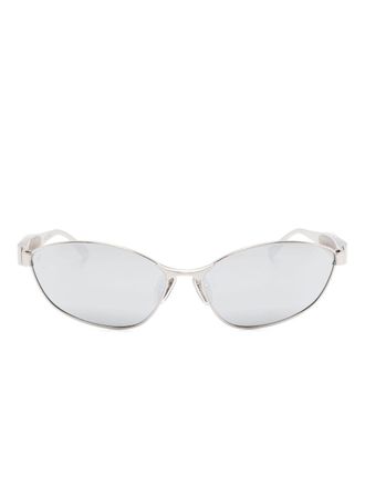 Balenciaga Occhiali da sole cat-eye - Argento