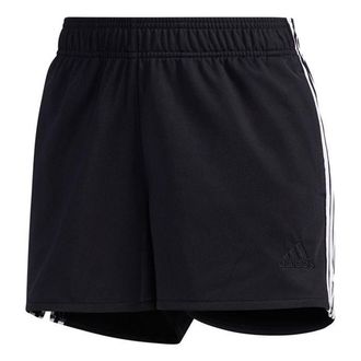 adidas (WMNS) adidas Sub Logo Shorts Asia Sizing Black GL5617