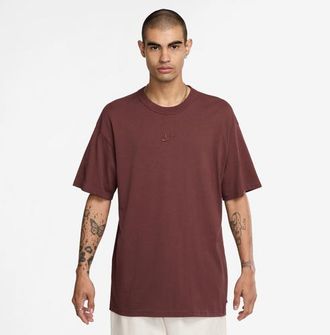 Nike Mens NSW Premium Essentials SUST T-Shirt - Dark Peony/Black Size XL