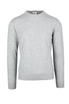LUIGI BORRELLI NAPOLI Sweater Cashmere - Light Grey