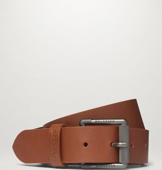 Belstaff Belstaff Cintura Con Fibbia Roller uomo Pelle di vitello Marrone terra XL