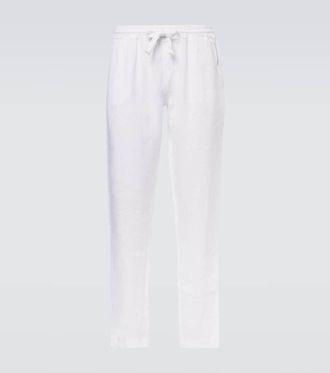 Fedeli Pantalones tapered Bonifacio de lino