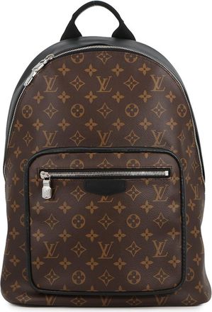Louis Vuitton Brown Monogram Macassar Noir Monogram Backpack (Pre-Owned)