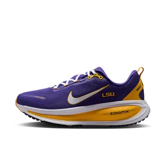 Nike Mens College Vomero 18 (LSU) Road Running Shoes in Purple | IQ6877-500