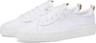 Keds Kickback Canvas Womens Shoes White : 5.5 B - Medium, Cotton/Canvas