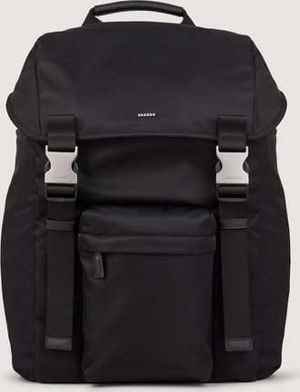 Sandro Recycled leather backpack
