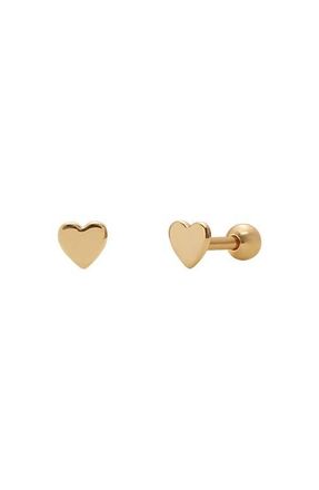 Made by Mary Heart Stud Earrings in Gold Vermeil at Nordstrom