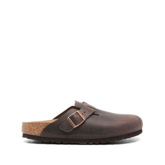 Birkenstock Schoenen, Dames, Bruin, 44 EU, Leer, Leren Anatomic Sandalen met EVA Zool