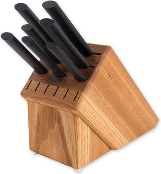 Rada Essential Oak 8 Piece Knife Block Set