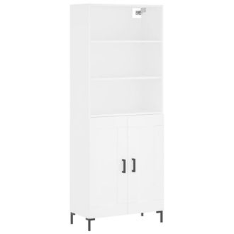 Berkfield Home Highboard White 69.5x34x180 cm Engineered Wood
