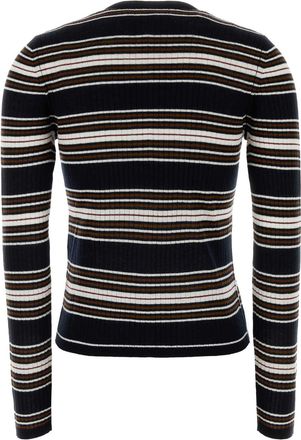 MM Studio Womens Piombo Cardigan Black Silk Wool