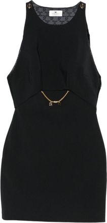 Elisabetta Franchi Black Midi dress