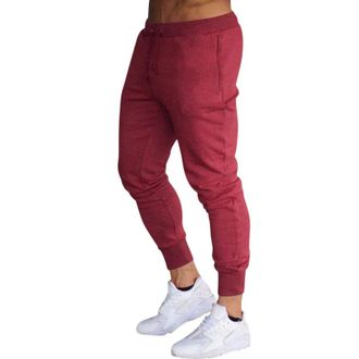 Generic Mens Casual Trousers, Lightweight Outdoor Breathable Comfort Hiking Sport Trousers Stretch Solid Color Work Pants with Pockets Mens Tracksuit Slim Fit