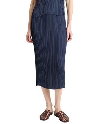Vince Pleated Straight Pull On Skirt