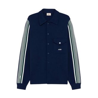 Autry Hombre, Camisas, Azul, Talla: L