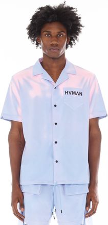 HVMAN Heat Sensitive Nylon Shirt In Sky