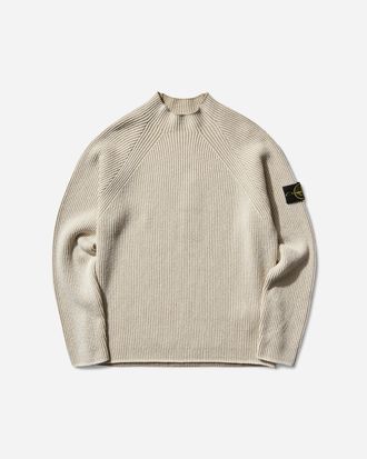 Stone Island Men s Vanisè Wool Crewneck Sweater Ivory