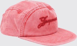 Jacquemus Cappello in cotone con logo ricamato