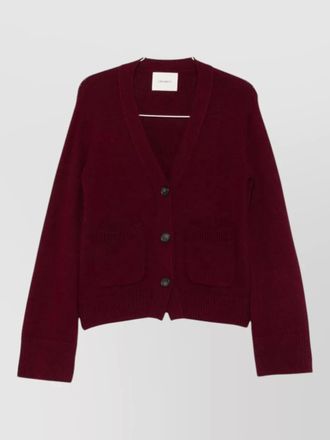 Lisa Yang cashmere ribbed v-neck cardigan