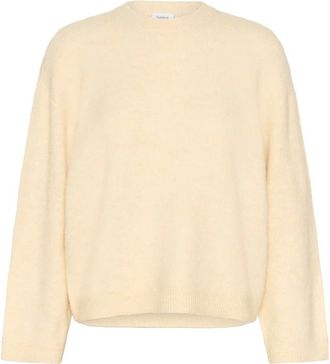 Saint Tropez Maglia Girocollo - - Knitwear - Donna - Beige - L